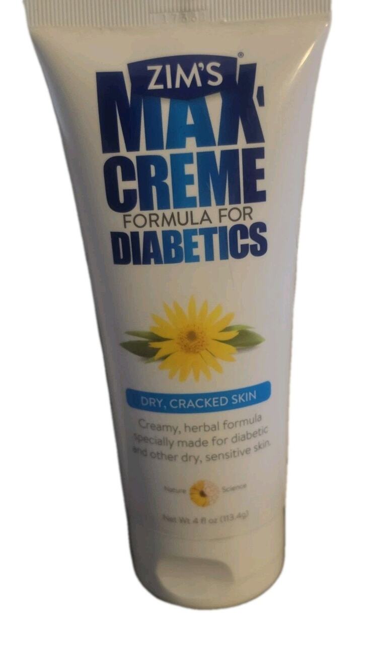 (1) Original Zim’s Crack Creme Diabetics Aloe/Arnica 4oz LARGE TUBE SEALED